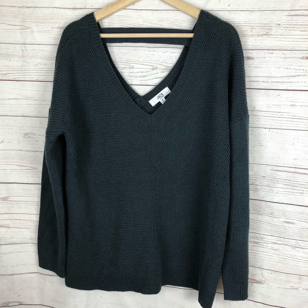 Jack by BB Dakota Oversized  V-neck Sweate…